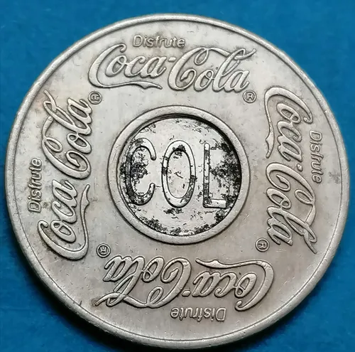Ficha Coca Cola Vale Por Una Botella Desechable (Usado)