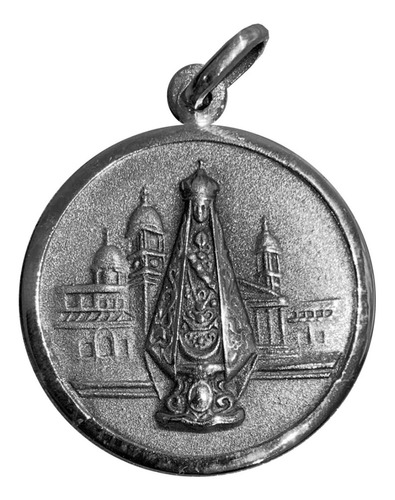 Medalla Plata 900 Virgen Del Valle De Catamarca 24 Mm