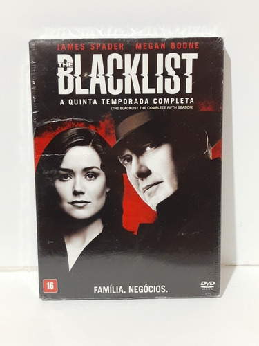 Dvd Box The Blacklist 5 Temporada - Original E Lacrado