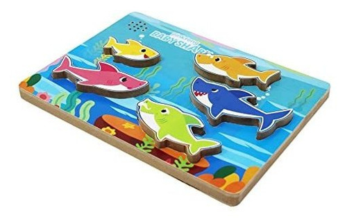 Rompecabezas De Sonido Pinkfong Baby Shark Chunky Wood Repro