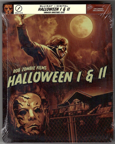 Blu-ray Halloween 1 & 2 De Rob Zombie Steelbook Subt Ingles