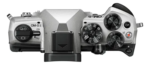 Câmera Digital Om System Om-5 Mark Ii Silver 4k Weather Seal