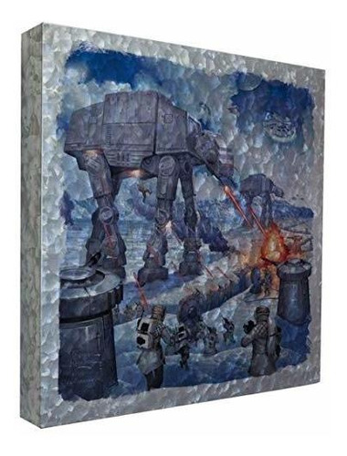 Thomas Kinkade Studios Star Wars Art The Battle Of Hoth 14 X