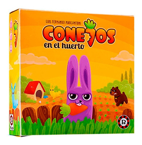 Juego De Mesa Conejos En El Huerto 7015