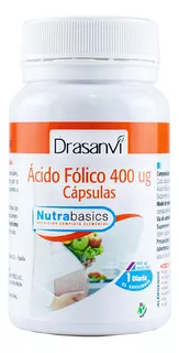 Ácido Fólico 400 Mcg (vitamina B9) - 30 Cápsulas X 396.4 Mg