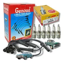 Comprar Cables De Bujias Prestolite + Bujias Ngk Ford Falcon F100 Ranchera Fairlane Motor 188 Y 221 6 Cilindros