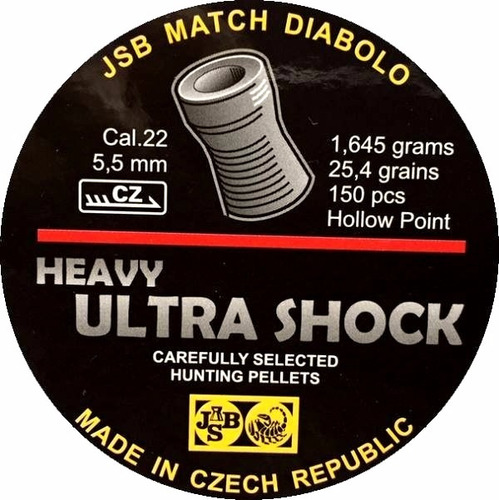 Balines Jsb Ultra Shock Heavy X150 5.5 - Aire - Hay Crosman