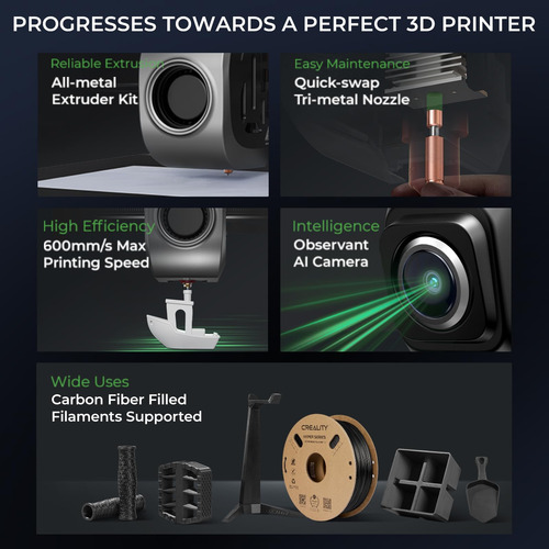 Creality Impresora 3d K1c 2024 Velocidad 23 Mmg