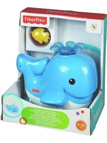 Ballena Flotadora Luces Y Spray De Fisher Price. 