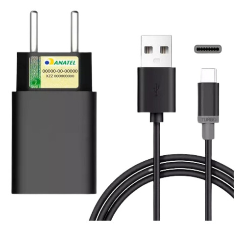 Carregador Turbo Compativel Moto G71 G82 G84 G100 G200 Usb-c