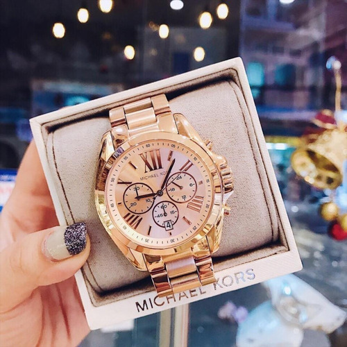 Imagen 9 de 10 de Reloj Michael Kors Bradshaw Mk5503 Tamaño Grande Para Mujer