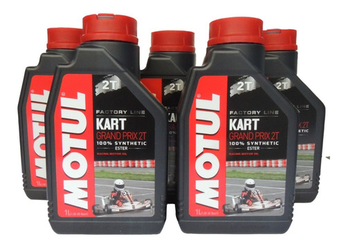 Aceite Moto 2t Sintetico 100% Motul Kart Grand Prix 5 Litros