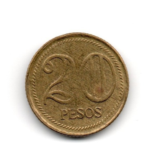 Colombia Moneda 20 Pesos Año 2006 Km#294