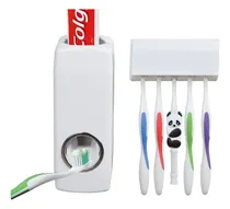 Comprar Dispenser Automático Pasta Dental Porta Cepillos Adhesivo