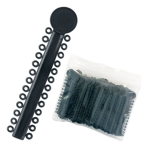 Ligaduras Ortodoncia Elasticos Color Negro