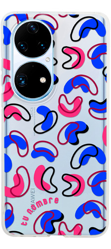 Funda Para Huawei Para Mujer Figuras Abstracto Con Nombre