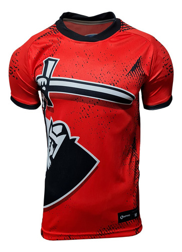 Camiseta Rugby Kapho Crusaders Red Super Rugby Adultos