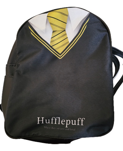 Mochila Hufflepuff Cuerina