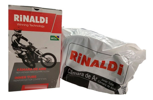 Imagen 6 de 8 de Camara Rinaldi Moto 4mm Rodado 17 18 19 21 Reforzada Cross
