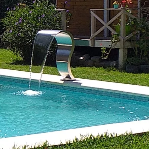 Cascada De Acero Inoxidable Para Piscina - Tipo Cobra