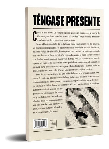 Téngase presente, de Carlos Maslatón. Editorial Planeta, tapa blanda en español, 2023