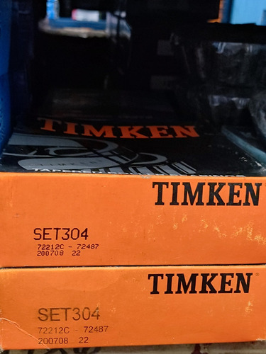Rodamientos Set 304 (72212c/72487) Marca Timken