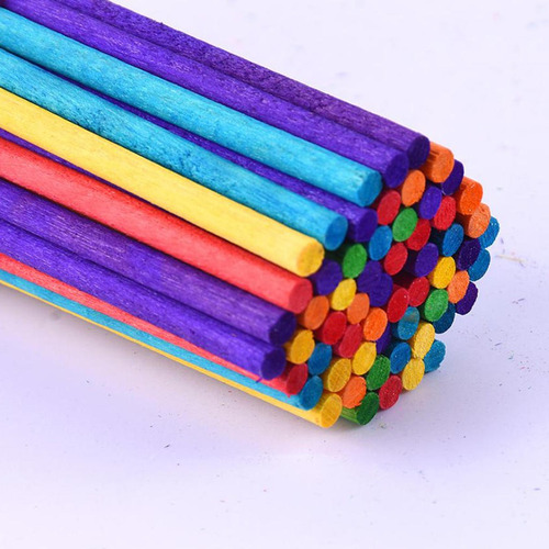 Imagen 10 de 12 de 60x Forma Redonda Mixta Birch Sticks De Madera Para La