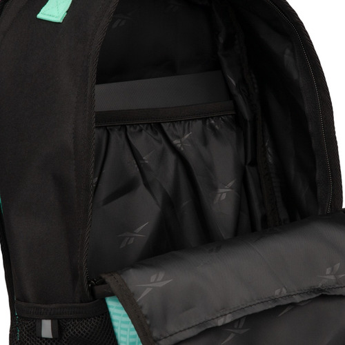 Mochila Azul Reebok Backpack Studio Unisex Bp0299 Color Blue/Black Diseño de la tela Lisa