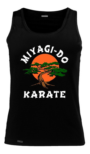 Camiseta Esqueleto Miyagi Dojo Karate Kid Logo Camisilla Sbo