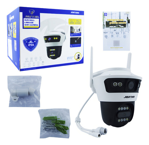 Camara Domo Ptz Ip Wifi 360° Hd Vision Noche Sonido Alarma Blanco