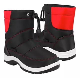 Botines De Invierno Para Niño Stylo 21l269 Textil Negro