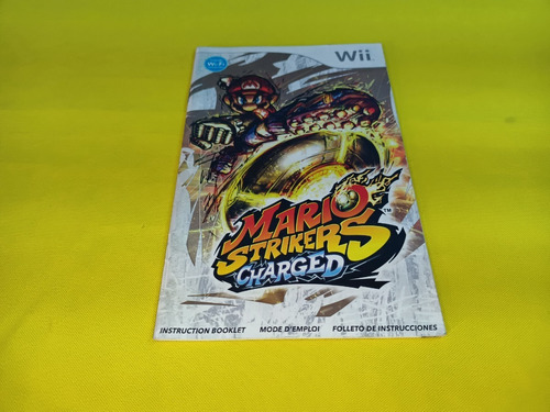 Manual Original Mario Strikers Charged  Wii