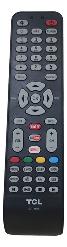 Control Remoto Rc 199 E Original Negro
