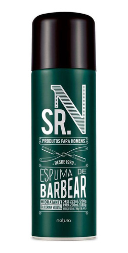 Espuma De Barbear Natura Sr. N 200ml