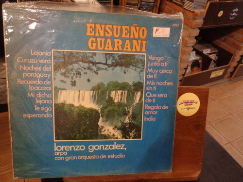 Lorenzo Gonzalez Ensueño Guarani Arpa Vinilo Folklore B