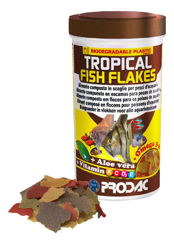 Ração Flocos Prodac Tropical 10g Peixe Betta Pote P