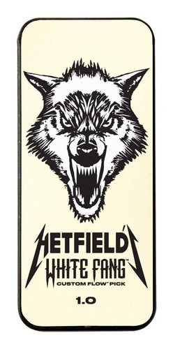 Lata De 6 Uñetas Jim Dunlop Hetfield Ph122t White Fang 1.0mm