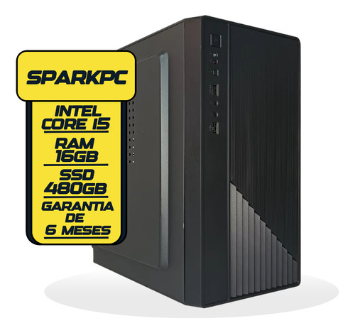 Computador SparkPc Desktop Intel I5, Ram 16GB, Ssd 480gb Windows 10