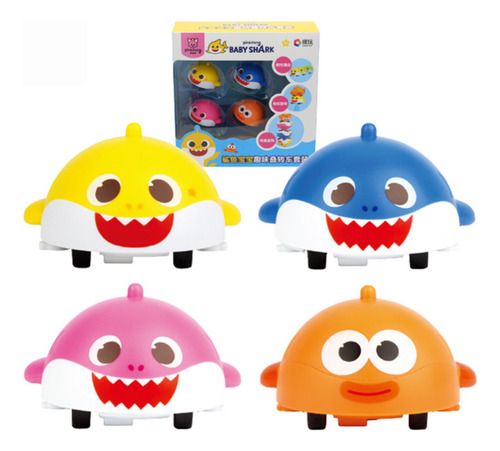 Juego De Coche Baby Shark Inertia Slide, Juguete Para Niños,