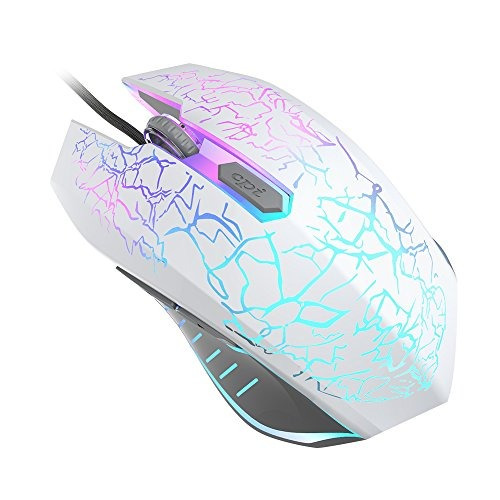 Mouse De Juegos Versiontech 2400 Dpi Con 7 Colores De Cambio