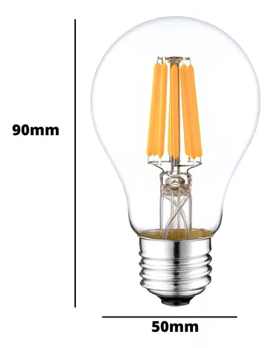 Lampara LED Standard 60W E27 No Dimerizable Luz Cálida