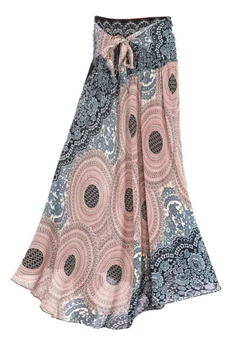 Bake Vestido Largo Con Falda Bohemia Hippie For Mujer, Ropa