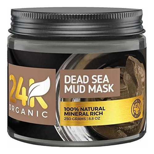 Mascarillas - 24k Organic Dead Sea Mud Mask For Face, Ha