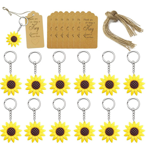 15 Pcs Baby Shower Return Gifts For Guests Include Sunflower