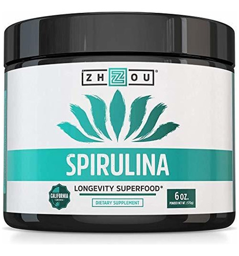 Espirulina En Polvo 100% Pura Sin Omg De California 170 Gr