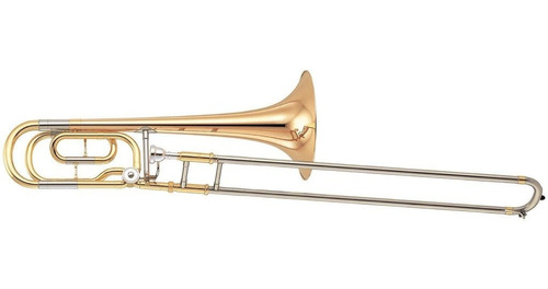 Imagen 1 de 1 de Trombón Bajo Dorado Yamaha Ybl-421g