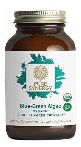 Synergy Organics Algas Puro Klamath Azul Verde Cristales En 