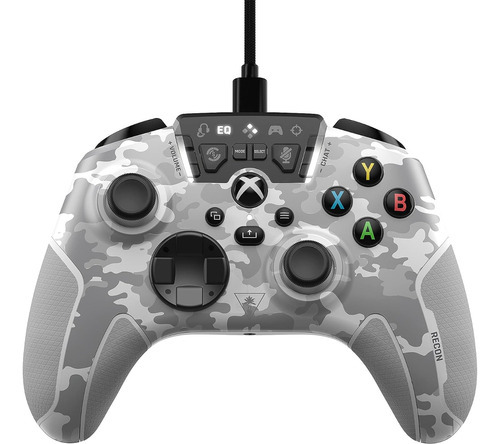 Control Alambrico Turtle Beach ::.. Arctic Camo Xbox Color Blanco