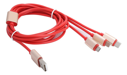 Cable De Carga Rápida 3 En 1, Conector De Cable Multicargado