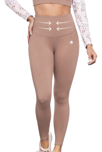 Legging Deportivo De Control Abdominal Y Muslos